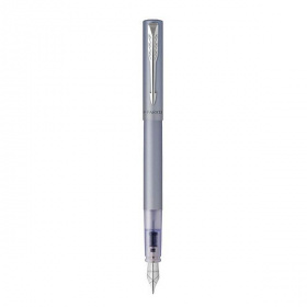 Ручка перьевая Parker F21 Vector XL, серебристый F