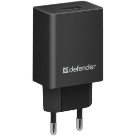 Зарядное устройство сетевое Defender EPA-10, 1*USB, 2.1А output, черный