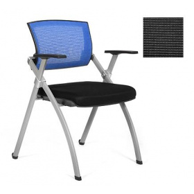 ТПТ Кресло для посетителей CHAIRMAN NEXX, ткань-сетка/ткань: TW-01 черный/15-21 черный
