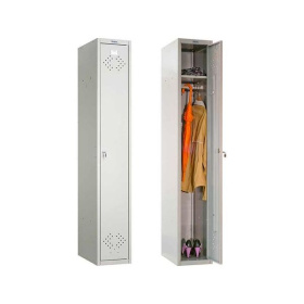 Шкаф металлический для одежды LS-01, 1830x302x500, 1700x280x570, ключ, 1, 1, нет, вес 17кг