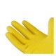 Перчатки резиновые XL OfficeClean Универсальные, хозяйственные, желтые