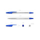 Ручка шариковая Erich Krause R-301 Classic (аналог Corvina) синяя, 1 мм