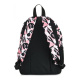 Рюкзак молодежный Schoolformat SOFT TULIPS, 38*28*16 см., две лямки, текстиль, черно-розовый