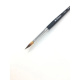 Кисть нейлон №7 (D4) круглая Albatros Профи, ручка пластик. длинная, черн. цв.