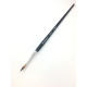 Кисть нейлон №7 (D4) круглая Albatros Профи, ручка пластик. длинная, черн. цв.