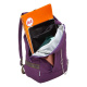 Рюкзак молодежный., Grizzly RXL-327-2/2, две лямки, фиолетовый с хаки