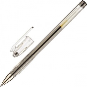 Ручка гелевая Pilot G-1 черная, прозрачный корпус, 0,5 мм