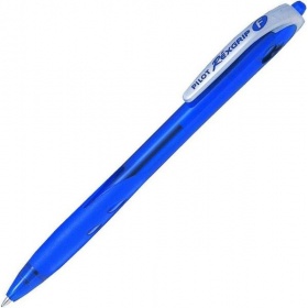 Ручка шариковая Pilot Rexgrip синяя автоматическая, грип, 0,7 мм