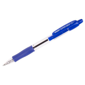 Ручка шариковая Pilot Super Grip синяя, автоматическая, грип, 0,7 мм