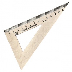 Треугольник деревянный 16 см 30 градусов
