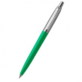 Ручка шариковая Parker Jotter Color Green CT M, синие чернила, блистер