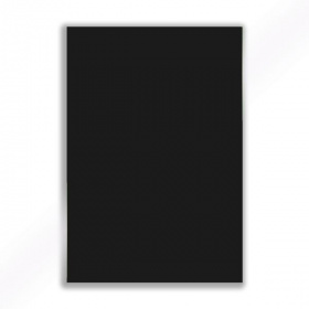 Лист обложечный А4 пластик 0,4 мм черный 50 шт/уп.