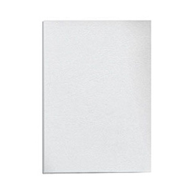 Лист обложечный А4 картон под кожу белый 230 г/м2, 100 шт/уп.