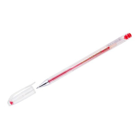 Ручка гелевая Crown Hi-Jell красная 0,5 мм