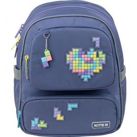 Ранец для нач. школы, Kite Education Tetris K22-756S-1, 2 отделения, 2 кармана