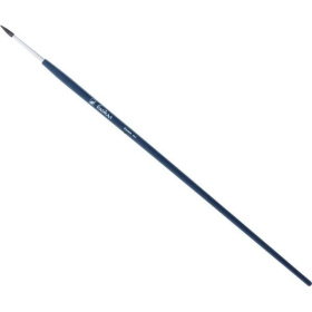 Кисть белка №05 (D3) круглая, Albatros Байкал, ручка дерево, длинная, синего цв.