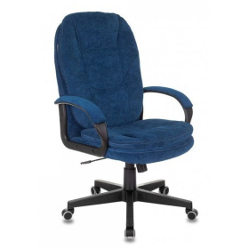 БРК Кресло для руководителя CH-868N/VELV29, ткань темно-синий Velvet 29