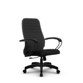 МТТ Кресло для оператора SU-CP-10+Комплект Ch, сетка/ткань черный/серый