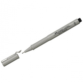Ручка капиллярная Faber-Castell Ecco Pigment, черная, 0,6 мм