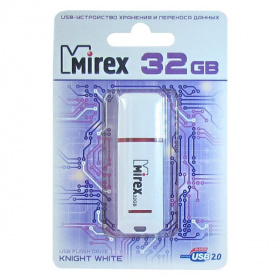 Флэш-накопитель 32 GB Mirex Knight белый (USB 2.0)