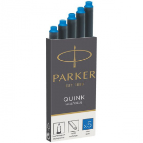 Чернильный картридж Parker Cartridge Quink синий 5 шт/уп