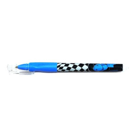 Ручка гелевая Centrum Аниме Клетка голубая 70516 синяя, корпус прорезиненный 0.5 мм. в пл. тубе