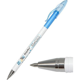 Ручка гелевая Flexoffice Guppy, синяя 0,5 мм