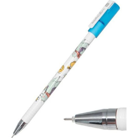 Ручка гелевая Flexoffice Bear, синяя 0,4 мм