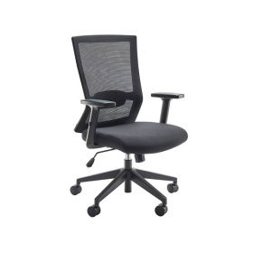 Кресло для оператора CIR69SW-2, ткань-сетка/ткань TW -01 черный