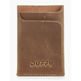 Футляр для карт Duffy 503001/N70, нат. кожа, 7*10*0,5 см., коричневый