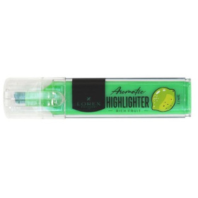 Текстовыделитель ароматизированный Lorex Rich Fruit Neon зеленый, 1-3,5 мм