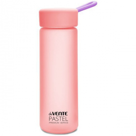 Бутылка для питья 20,5 см., Pastel, пластик 500 мл., розовая