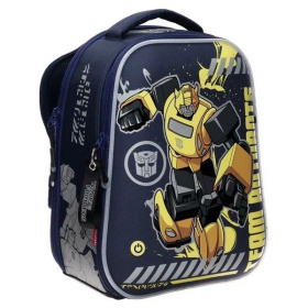 Ранец для нач. школы,  Transformers Prime, 2 отделения, 40*30*15 см., со светодиодами