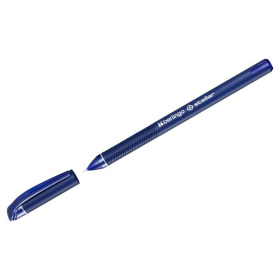 Ручка шариковая Berlingo Stellar синяя, грип, 0.7 мм, толщина линии 0,5 мм