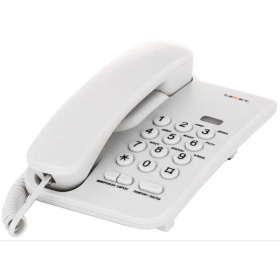 Телефон Texet TX-212 проводной светло-серый