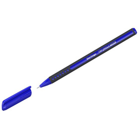 Ручка шариковая Berlingo Triangle Twin синяя, 0,7 мм., игольчатый стержень