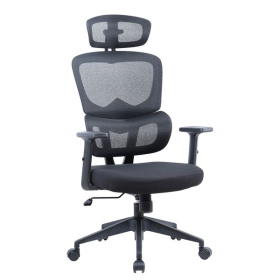 ТПТ Кресло для руководителя CHAIRMAN CH560, ткань/сетчатый акрил серый