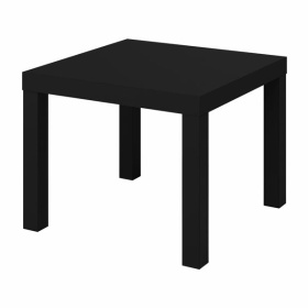 Стол журнальный "Лайк" аналог IKEA (ш550*г550*в440 мм), черный, ш/к 07070, арт.641921