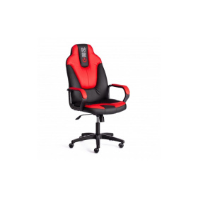 ТТЧ Кресло компьютерное игровое (геймерское) NEO(2), иск.кожа черный/красный