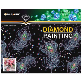 Мозаика алмазная Нежный букет из роз 40*50 см., DV-9518-12