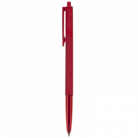 Ручка шариковая Hatber Slim, красная, автоматическая, чернила на масл.основе soft ink 0.5 мм.