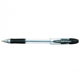Ручка шариковая Penac Soft Glider черная 1 мм