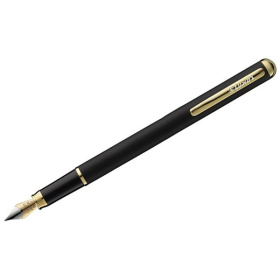 Ручка перьевая Luxor Marvel корпус черный/золото 0,8 мм + синий картридж