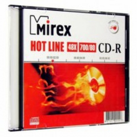 Компакт диск CD-R Mirex Slim