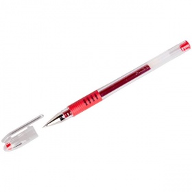 Ручка гелевая Pilot G-1 Grip красная, грип, 0,5 мм