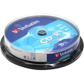 Компакт диск CD-R Verbatim 10 шт. на шпинделе