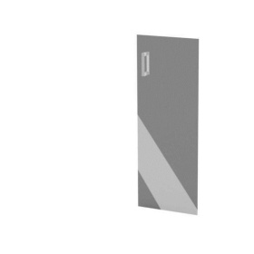 BORN В-521 Дверь стеклянная тонированная в массе для среднего шкафа (421х5х1132), б/фурнитуры
