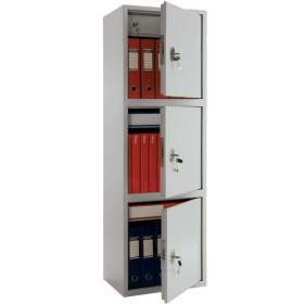 Шкаф металлический бухгалтерский, SL-150/3 Т, внешние размеры: 1490x460x340,