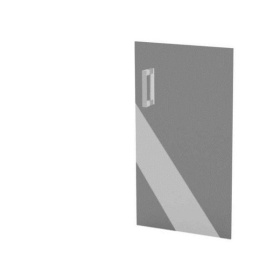 BORN В-511 Дверь стеклянная тонированная в массе низкая (421х5х765), б/фурнитуры