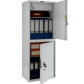 Шкаф металлический бухгалтерский, SL-125/2 T, внешние размеры: 1252x460x340,